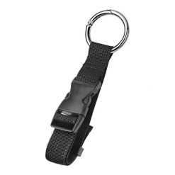 Zewnętrzny pasek do plecaka - uchwyt na kurtkę z szybkim zapięciem. Czarne paski męskie SPORTENZIA, bez wzorów, wakacyjne. Za 55.99 zł.