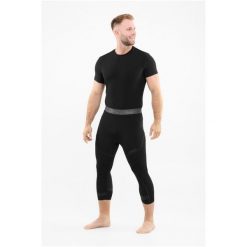 Bielizna męska VIKING Gary Pants 3/4 Bamboo. Czarna bielizna termoaktywna męska VIKING, m, bez wzorów. Za 119.90 zł.