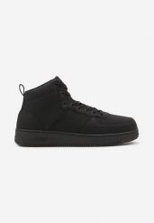 Czarne Płaskie Sznurowane Botki Sneakersy za Kostkę Mivara. Czarne buty zimowe męskie Born2be, za kostkę, bez zapięcia. Za 139.99 zł.