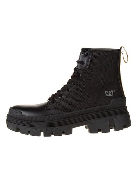 CAT Botki "Hardwear Hi" w kolorze czarnym rozmiar: 40. Czarne botki damskie CAT, bez obcasa, bez zapięcia. Za 260.99 zł.