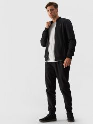 4F Bluza bejsbolówka bomberka męska - czarna L. Czarne bluzy bez kaptura męskie 4f, l, z bawełny. Za 149.99 zł.
