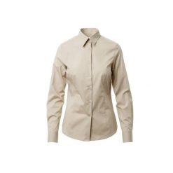 Koszula damska Payper Wear Florentia. Brązowe koszule damskie PAYPER WEAR, bez wzorów, z bawełny, eleganckie, bez kołnierzyka, bez ramiączek. Za 246.00 zł.