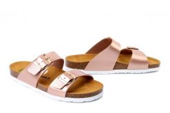 DR. BRINKMANN 700993-23 bronze, klapki damskie. Brązowe klapki damskie Dr. Brinkmann, bez wzorów, bez obcasa. Za 174.17 zł.