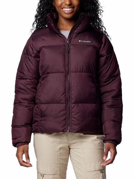 Columbia Kurtka zimowa "Puffect II" w kolorze czerwonym rozmiar: XL. Czerwone kurtki damskie Columbia, na zimę, xl, bez wzorów, z puchu, bez kaptura. Za 314.95 zł.