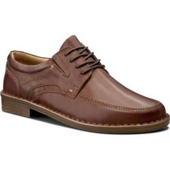 Półbuty LASOCKI FOR MEN MI07-A510-366-01A. Brązowe półbuty męskie Lasocki For Men, ze skóry, bez zapięcia. W wyprzedaży za 94.98 zł.