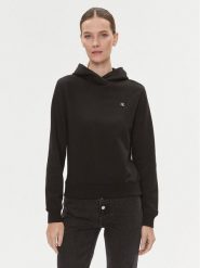 Calvin Klein Jeans Bluza Embro Badge J20J223227 Czarny Regular Fit. Czarne bluzy bez kaptura damskie Calvin Klein Jeans, xs, z bawełny. Za 299.00 zł.