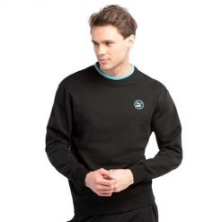 Bluza dresowa męska Puma SWxP Crew. Czarne bluzy bez kaptura męskie Puma, l, z dresówki. Za 364.00 zł.