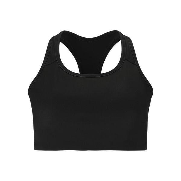 Biustonosz dla kobiet Athlecia Myolie. Czarne biustonosze sportowe damskie Athlecia, bez wzorów, z elastanu. Za 149.00 zł.