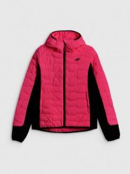 4F Kurtka trekkingowa z wypełnieniem Primaloft Silver damska - różowa XXL. Czerwone kurtki damskie 4f, na lato, l, bez wzorów, z materiału, bez kaptura. Za 399.99 zł.