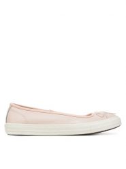 Converse Baleriny Chuck Taylor All Star Dainty A16209C Beżowy. Brązowe baleriny damskie Converse, bez wzorów, z materiału, bez obcasa. Za 209.99 zł.