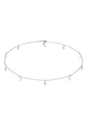 Elli Damski Choker w stylu boho w srebrze próby 925 Sterling Silver Naszyjniki 1 ct. Szare naszyjniki damskie Elli, na co dzień, srebrne. Za 293.99 zł.