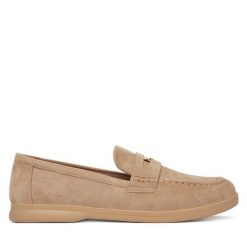 Mokasyny DeeZee. Brązowe mokasyny damskie DeeZee. Za 119.99 zł.