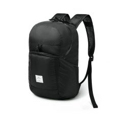PLECAK ULTRALIGHT FOLDABLE 25L NH17A017-B. Czarne plecaki damskie NATUREHIKE, bez wzorów, z materiału. Za 99.99 zł.
