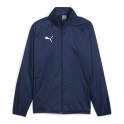 Kurtka męska Puma Team Goal All Weather. Niebieskie kurtki treningowe męskie Puma, m, bez wzorów, z materiału, na fitness i siłownię. Za 216.99 zł.