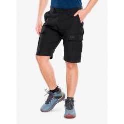 Spodenki męskie Helly Hansen HH QD Cargo Shorts 11. Czarne szorty męskie Helly Hansen, bez kołnierzyka. Za 298.99 zł.