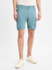 Alpha Industries Spodenki Mężczyźni Bawełna szary|niebieski, 32. Niebieskie szorty męskie Alpha Industries, z bawełny, bez kołnierzyka. Za 379.95 zł.