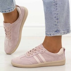 Różowe skórzane półbuty damskie Filippo Dp7508/26. Czerwone półbuty damskie Filippo, bez wzorów, z jeansu, biznesowe, bez obcasa, na płaskiej podeszwie. Za 219.00 zł.