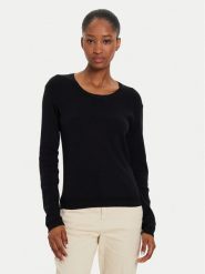 United Colors Of Benetton Sweter 1091D1M08 Granatowy Regular Fit. Czarne swetry klasyczne damskie United Colors Of Benetton, m, z bawełny, bez kołnierzyka. Za 139.99 zł.