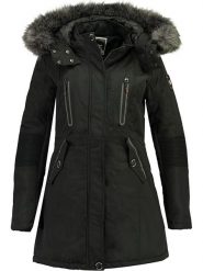 Geographical Norway Parka "Coraly" w kolorze czarnym rozmiar: S. Czarne parki damskie Geographical Norway, s, bez wzorów. Za 245.96 zł.