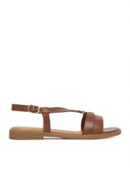 Lasocki Sandały CEO-WI16-FOXI-12 Brązowy. Brązowe sandały damskie Lasocki, bez wzorów, ze skóry, bez obcasa, na płaskiej podeszwie. Za 149.99 zł.