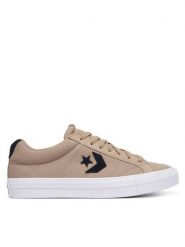 Converse Tenisówki Sport Casual A17008C Beżowy. Brązowe trampki i tenisówki męskie Converse, bez wzorów, z materiału, bez zapięcia. Za 259.99 zł.