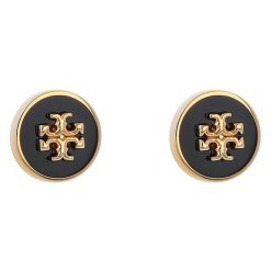 Kolczyki Tory Burch. Czarne kolczyki damskie Tory Burch. Za 539.99 zł.