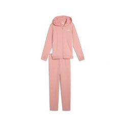 Młodzieżowy dres z kapturem i metalicznym wykończeniem PUMA Pink Fruit. Czerwona spodnie dresowe damskie Puma, m, bez wzorów, z dresówki. W wyprzedaży za 179.00 zł.