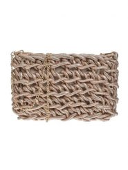 BLE Torebka w kolorze beżowym - 28 x 17 x 3 cm rozmiar: onesize. Brązowe torebki klasyczne damskie BLE, bez wzorów, z materiału, bez dodatków. Za 71.89 zł.