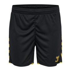 Szorty damskie Hummel Core 2.0. Czarne spodenki sportowe damskie HUMMEL, bez wzorów, sportowe. Za 149.00 zł.