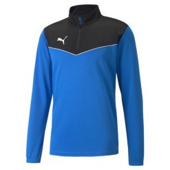 Bluza Puma Individual Rise. Czarne bluzy bez kaptura męskie Puma, m, z materiału. Za 186.60 zł.