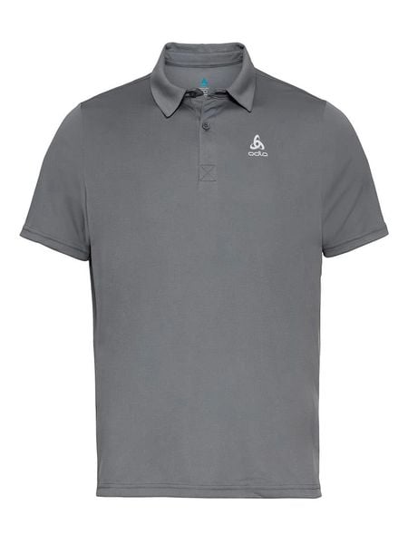 Odlo Funkcyjna koszulka polo "Cardada" w kolorze szarym rozmiar: M. Szare koszulki polo męskie Odlo, m, bez wzorów, z materiału, bez ramiączek. Za 169.45 zł.