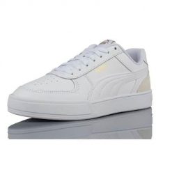 Buty do chodzenia męskie Puma Caven Mix. Białe buty wizytowe męskie Puma, z gumy, bez zapięcia. Za 173.40 zł.