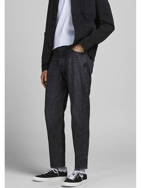 Jack & Jones Dżinsy "Chris" - Regular fit - w kolorze antracytowym rozmiar: W34/L32. Czarne jeansy męskie Jack & Jones. Za 87.40 zł.