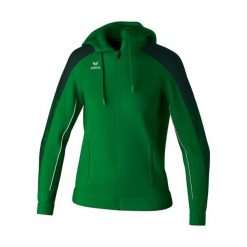 Damska bluza dresowa z kapturem Erima Evo Star. Zielone bluzy z kapturem damskie Erima, z dresówki. Za 255.50 zł.