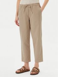 Marc O'Polo Spodnie materiałowe M03 1340 10073 Beżowy Tapered Fit. Brązowe spodnie materiałowe damskie Marc O´Polo, bez wzorów, z bawełny. Za 319.99 zł.