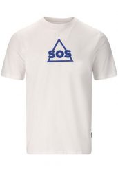 T-shirt SOS Kvitfjell. Białe t-shirty męskie SOS, l, bez wzorów, z bawełny, bez kołnierzyka. Za 156.50 zł.