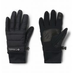 Rękawiczki zimowe turystyczne damskie Columbia W Powder Lite Glove. Czarne rękawiczki damskie Columbia, na zimę, bez wzorów. Za 155.27 zł.