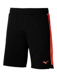 Mizuno Szorty dresowe w kolorze czarnym rozmiar: XL. Czarne szorty męskie Mizuno, z dresówki, bez kołnierzyka. Za 83.42 zł.