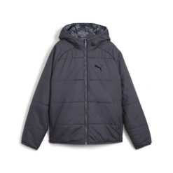 Młodzieżowa dwustronna kurtka ocieplana PUMA Galactic Gray. Szara kurtki damskie Puma, m, bez wzorów, młodzieżowe, bez kaptura. Za 263.99 zł.