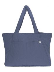 MOSS COPENHAGEN Shopper bag w kolorze niebieskim - 46 x 31 x 20 cm rozmiar: onesize. Niebieskie shopper bag damskie MOSS COPENHAGEN, bez wzorów, z materiału, na ramię, bez dodatków. Za 90.95 zł.