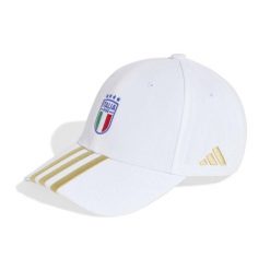 Czapka Adidas Sport Figc Bb Cap Dorośli. Białe czapki męskie Adidas, bez wzorów, z materiału, sportowe. Za 178.16 zł.