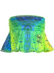 Buff Szal-koło w kolorze zielono-żółto-niebieskim - dł. 50 cm rozmiar: onesize. Niebieskie szaliki i kominy damskie Buff, bez wzorów, z materiału. Za 91.56 zł.