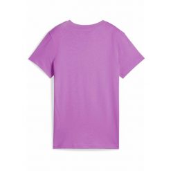 Damska koszulka z logo ESS No. 1 PUMA Wild Berry Purple. Fioletowe bluzki damskie Puma, s, bez wzorów, bez ramiączek. Za 75.00 zł.