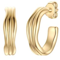 Glanzstücke München Kolczyki Srebro wysokiej próby Żółte złoto Kolczyki koła 1 ct Damski. Żółte kolczyki damskie Glanzstücke München, pozłacane. Za 319.99 zł.