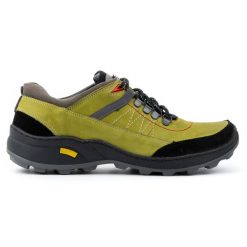 Olivier Męskie buty trekkingowe 274GT zielone. Zielone buty trekkingowe męskie na jesień, z jeansu, bez zapięcia. Za 319.69 zł.