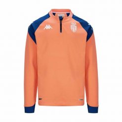 Bluza treningowa z zamkiem błyskawicznym 1/4 AS Monaco Pro 7 2023/24. Brązowe bluzy bez kaptura męskie Kappa, xl. W wyprzedaży za 216.00 zł.