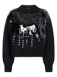 More & More Sweter w kolorze czarnym rozmiar: 40. Czarne golfy damskie MORE & MORE, bez wzorów, bez ramiączek. Za 130.19 zł.