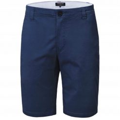 Męskie Szorty, Krótkie Spodenki - Pako Jeans - Granatowe. Szorty męskie Pako Jeans, z bawełny, bez kołnierzyka. Za 149.00 zł.
