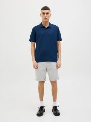 Jack & Jones Koszulka polo w kolorze granatowym rozmiar: XXL. Niebieskie koszulki polo męskie Jack & Jones, xxl, bez wzorów, bez ramiączek. Za 104.95 zł.