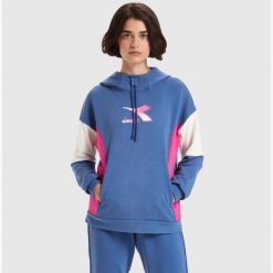 Bluza damska DIADORA L.HOODIE LUSH L. Czerwone bluzy bez kaptura damskie Diadora, l. Za 89.99 zł.